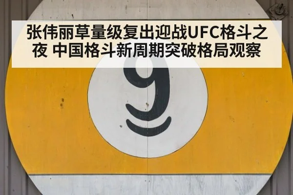 张伟丽草量级复出迎战UFC格斗之夜 中国格斗新周期突破格局观察